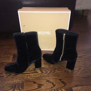 Michael Kors Black Suede Ankle Boot